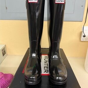 Hunter Black Rain Boots